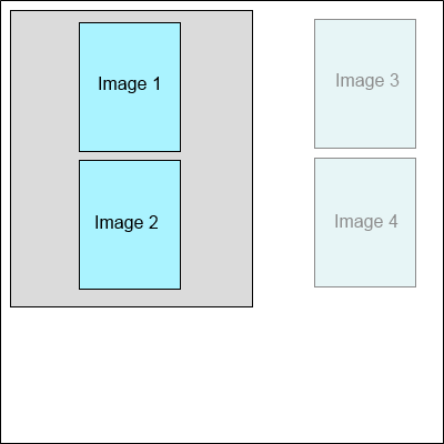 Two rows display mode in image viewer